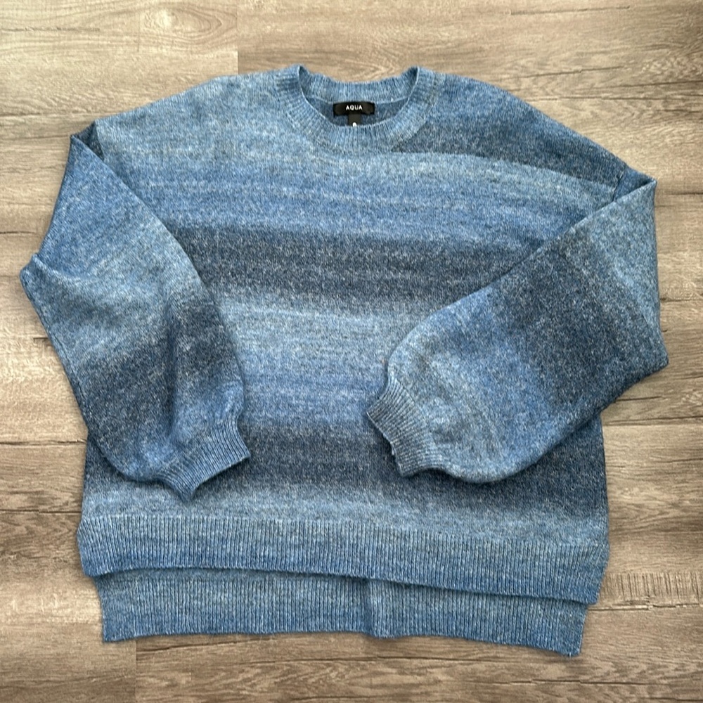 Bloomingdale’s Aqua oversized sweater